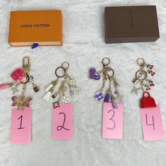 Louis Vuitton authentic charm on keychain bag charm CHOOSE ONE ONLY! Great gift! - Picture 7 of 8